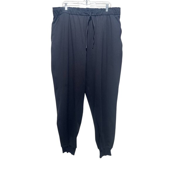 lululemon athletica Pants - Lululemon Keep Moving Joggers Womens Size 18 Black Drawstring Waist Gorpcore
